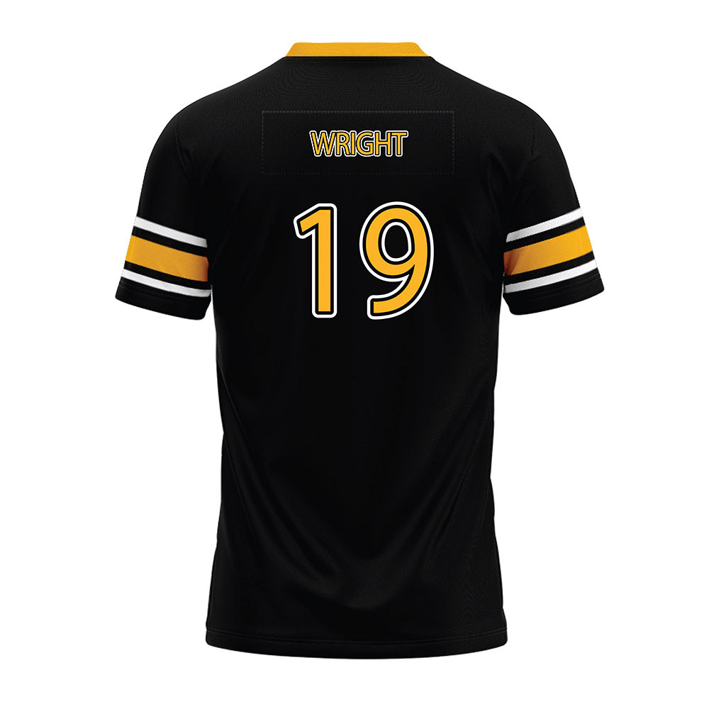 Kennesaw - NCAA Football : Maliki Wright - Black Premium Football Jersey-1