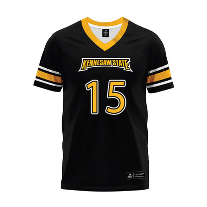 Kennesaw - NCAA Football : Devin Morgan - Black Premium Football Jersey-0