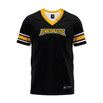 Kennesaw - NCAA Football : Keon Davis - Black Premium Football Jersey-0