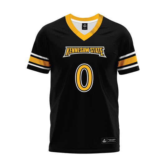 Kennesaw - NCAA Football : Perry Fisher - Black Premium Football Jersey-0