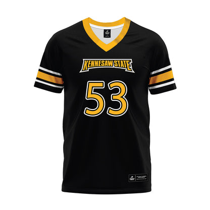 Kennesaw - NCAA Football : AJ Miller - Black Premium Football Jersey-0