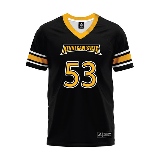 Kennesaw - NCAA Football : AJ Miller - Black Premium Football Jersey-0