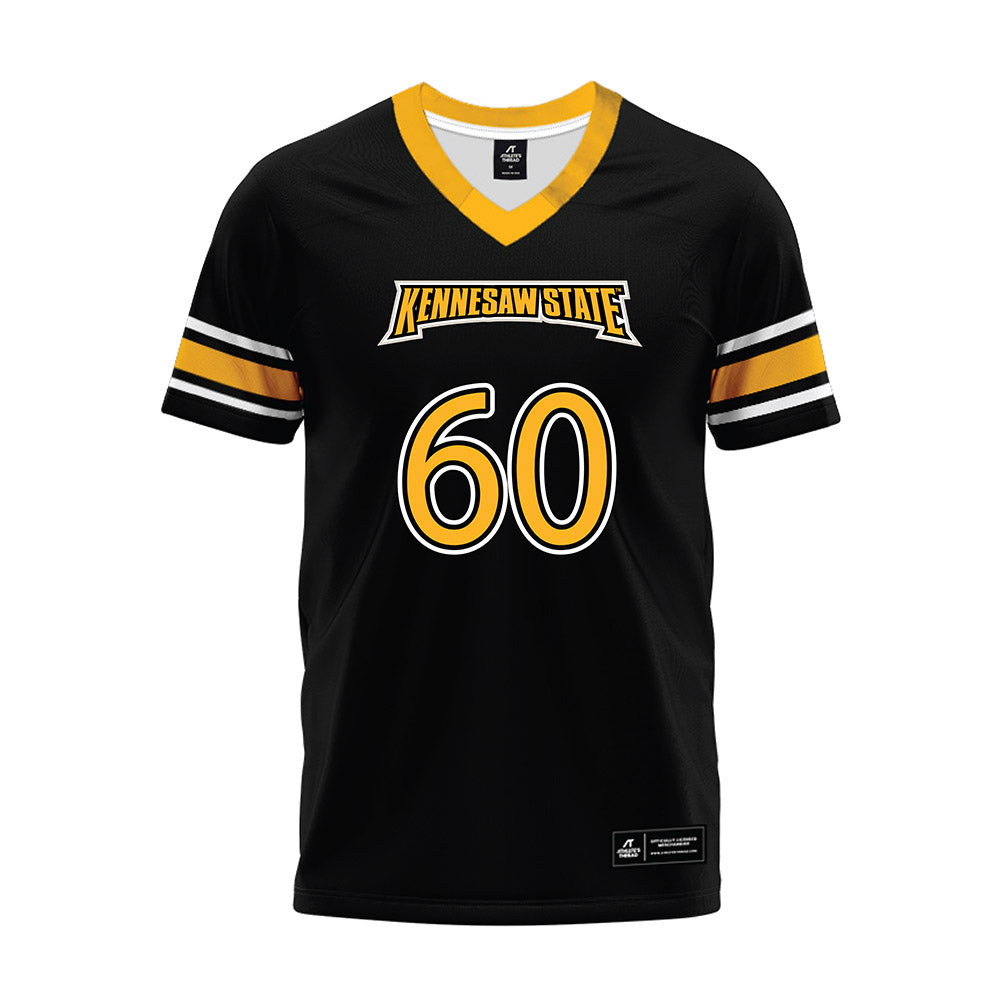 Kennesaw - NCAA Football : Jaiden Grimes - Black Premium Football Jersey-0