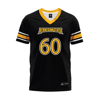 Kennesaw - NCAA Football : Jaiden Grimes - Black Premium Football Jersey-0
