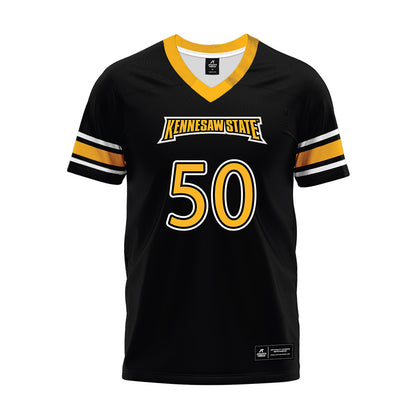 Kennesaw - NCAA Football : Anthony Cater - Black Premium Football Jersey-0