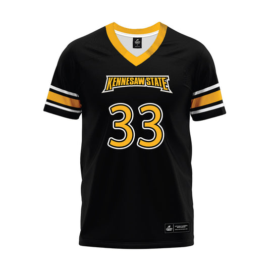 Kennesaw - NCAA Football : Montra Sanford - Black Premium Football Jersey-0