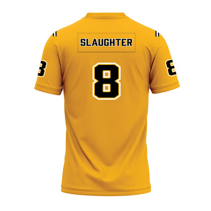 Kennesaw - NCAA Football : Devaughn Slaughter - Gold Premium Football Jersey-1