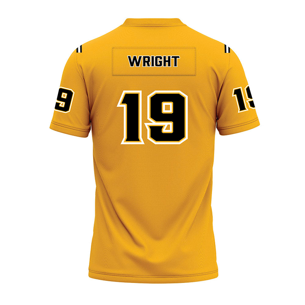 Kennesaw - NCAA Football : Maliki Wright - Gold Premium Football Jersey-1