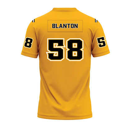 Kennesaw - NCAA Football : Ben Blanton - Gold Premium Football Jersey-1