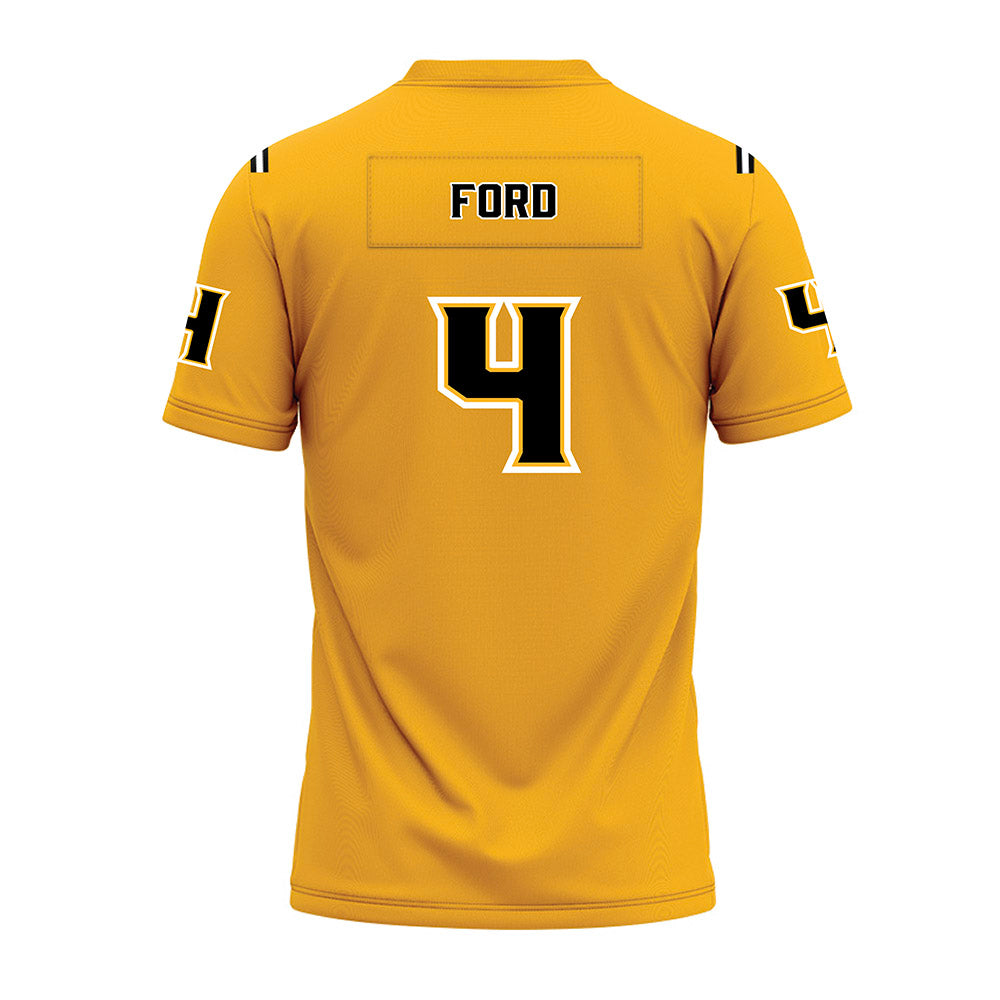 Kennesaw - NCAA Football : Alexander Ford - Gold Premium Football Jersey-1