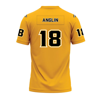 Kennesaw - NCAA Football : Josh Anglin - Gold Premium Football Jersey-1