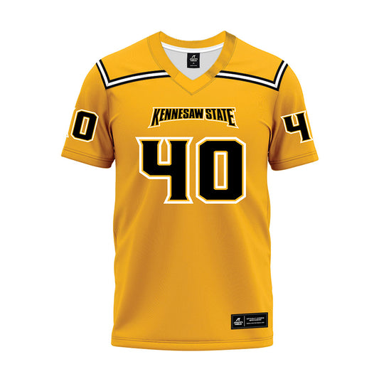 Kennesaw - NCAA Football : Amarion Jones - Gold Premium Football Jersey-0