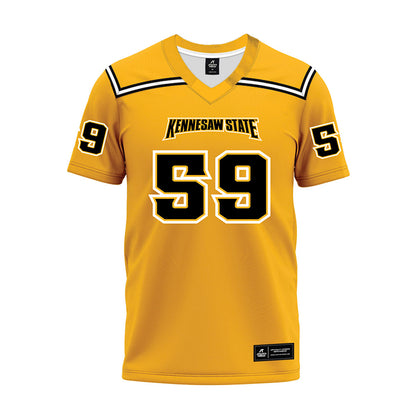 Kennesaw - NCAA Football : Jamiel Williams - Gold Premium Football Jersey-0