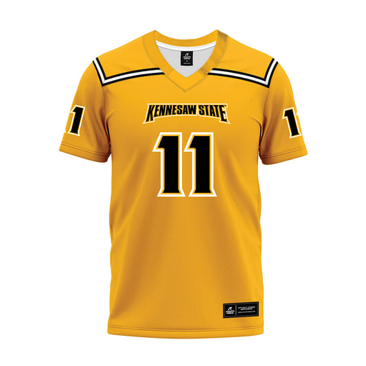 Kennesaw - NCAA Football : Brayden Munroe - Gold Premium Football Jersey-0