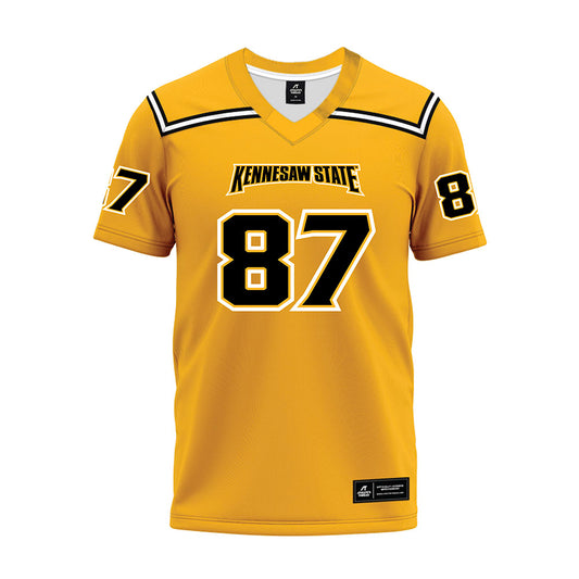 Kennesaw - NCAA Football : Chase Tatum - Gold Premium Football Jersey-0