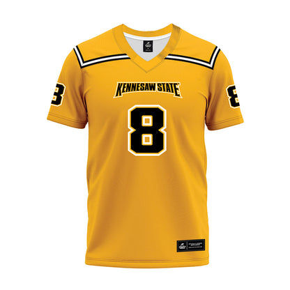 Kennesaw - NCAA Football : Devaughn Slaughter - Gold Premium Football Jersey-0