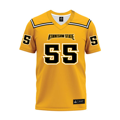 Kennesaw - NCAA Football : Mateo Guevara - Gold Premium Football Jersey-0