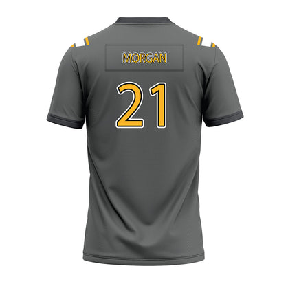 Kennesaw - NCAA Football : Triston Morgan - Dark Grey Premium Football Jersey-1
