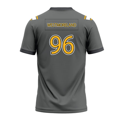 Kennesaw - NCAA Football : Donovan Westmoreland - Dark Grey Premium Football Jersey-1