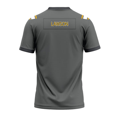 Kennesaw - NCAA Football : Tay'vion Lawson - Dark Grey Premium Football Jersey-1