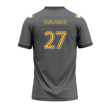 Kennesaw - NCAA Football : Clarence Outland III - Dark Grey Premium Football Jersey-1