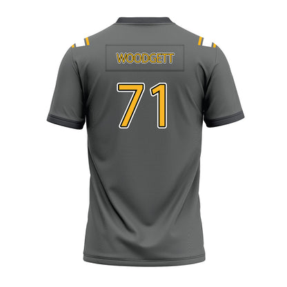 Kennesaw - NCAA Football : ZaMario Woodgett - Dark Grey Premium Football Jersey-1