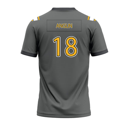 Kennesaw - NCAA Football : Josh Anglin - Dark Grey Premium Football Jersey-1