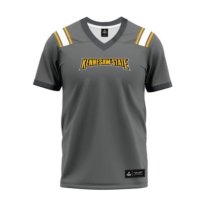 Kennesaw - NCAA Football : Keon Davis - Dark Grey Premium Football Jersey-0