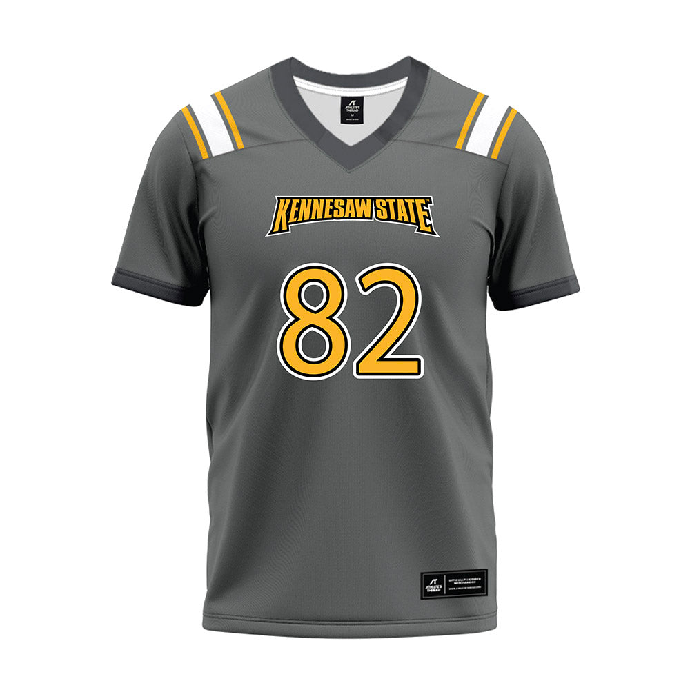 Kennesaw - NCAA Football : Darren Pinkard - Dark Grey Premium Football Jersey-0
