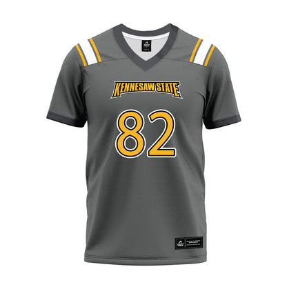Kennesaw - NCAA Football : Darren Pinkard - Dark Grey Premium Football Jersey-0