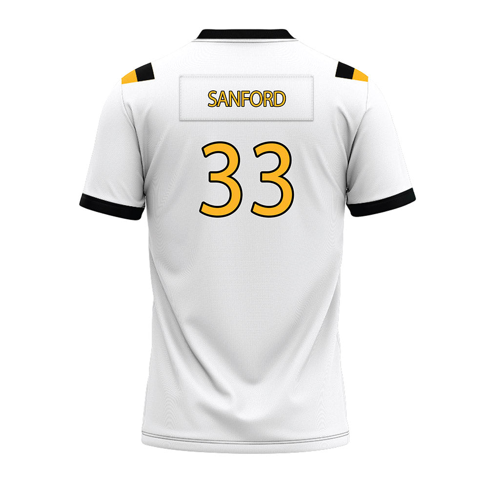 Kennesaw - NCAA Football : Montra Sanford - White Premium Football Jersey-1
