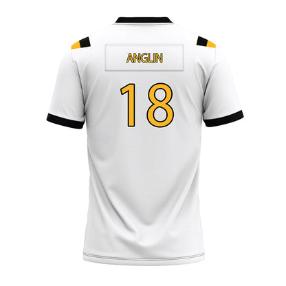 Kennesaw - NCAA Football : Josh Anglin - White Premium Football Jersey-1