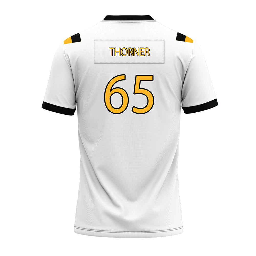 Kennesaw - NCAA Football : Nicholas Thorner - White Premium Football Jersey-1