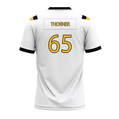 Kennesaw - NCAA Football : Nicholas Thorner - White Premium Football Jersey-1
