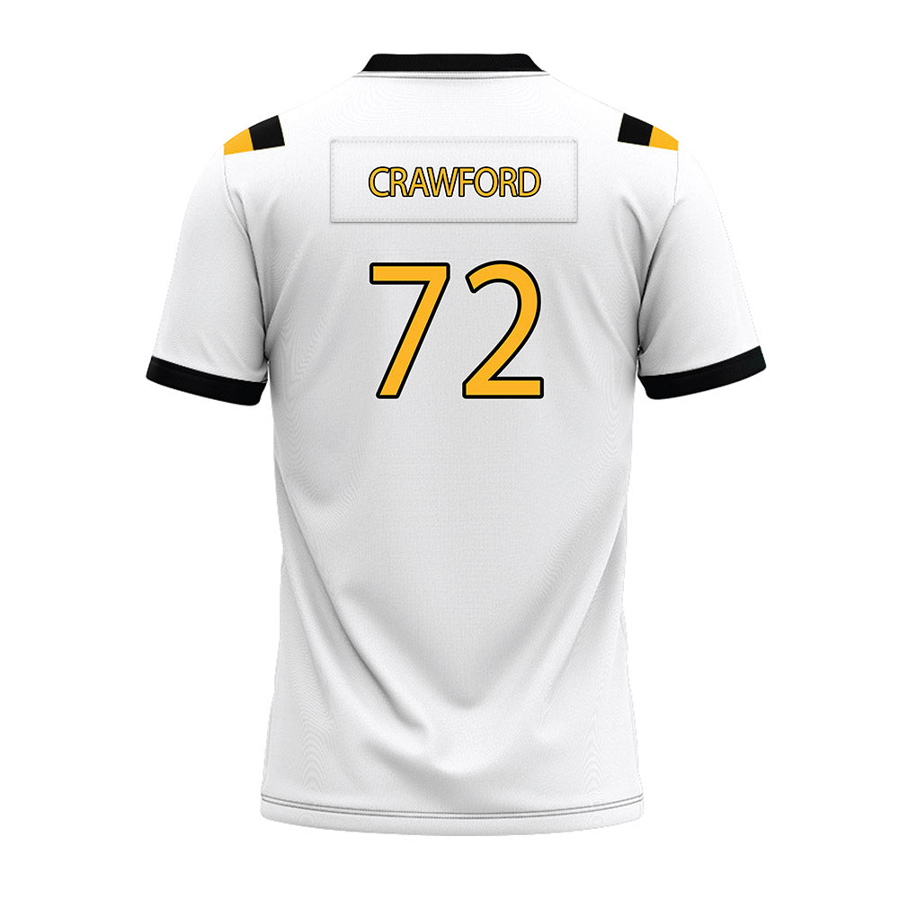 Kennesaw - NCAA Football : Haston Crawford - White Premium Football Jersey-1