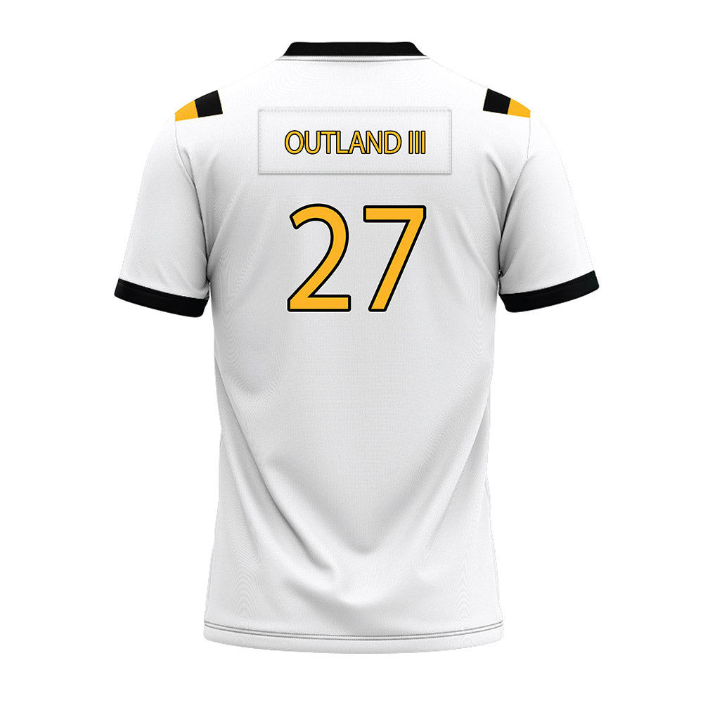 Kennesaw - NCAA Football : Clarence Outland III - White Premium Football Jersey-1