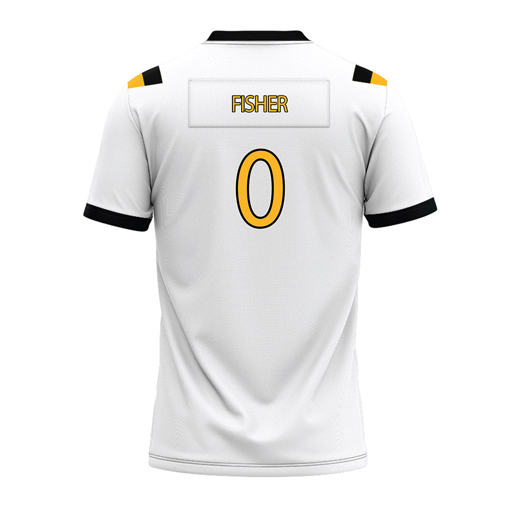 Kennesaw - NCAA Football : Perry Fisher - White Premium Football Jersey-1