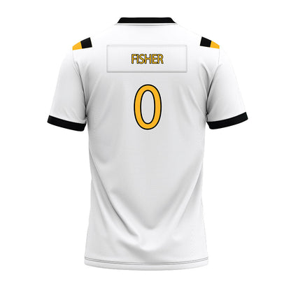 Kennesaw - NCAA Football : Perry Fisher - White Premium Football Jersey-1