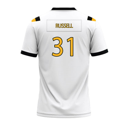 Kennesaw - NCAA Football : Kai Russell - White Premium Football Jersey-1