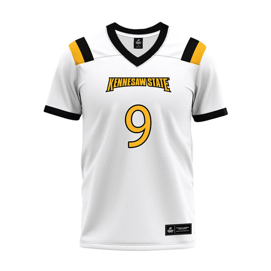 Kennesaw - NCAA Football : Davis Bryson - White Premium Football Jersey-0