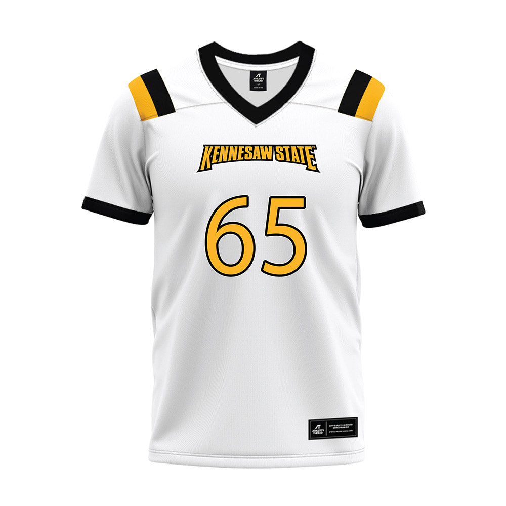 Kennesaw - NCAA Football : Nicholas Thorner - White Premium Football Jersey-0