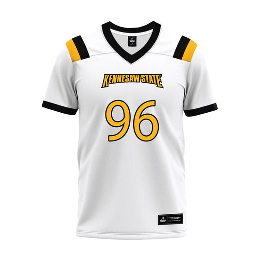Kennesaw - NCAA Football : Donovan Westmoreland - White Premium Football Jersey-0
