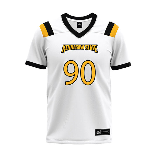 Kennesaw - NCAA Football : Jonathan Keys - White Premium Football Jersey-0