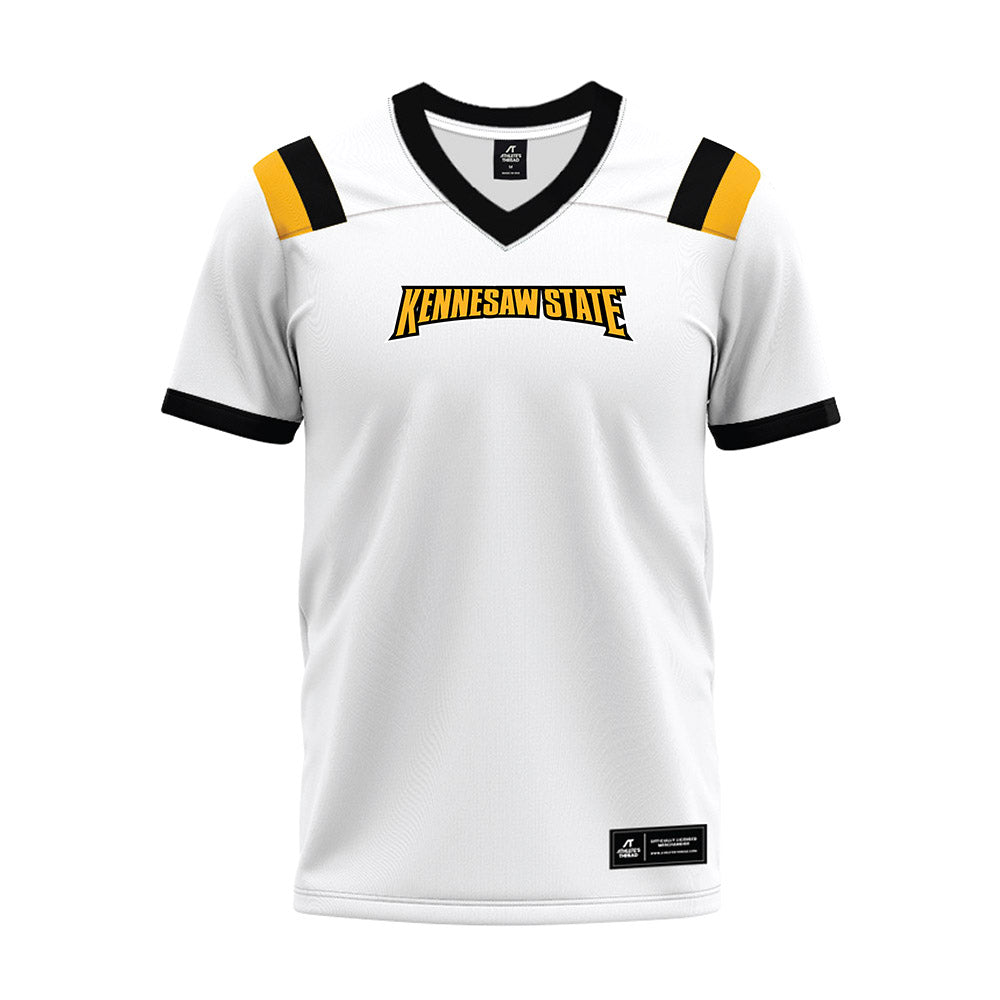 Kennesaw - NCAA Football : Tay'vion Lawson - White Premium Football Jersey-0