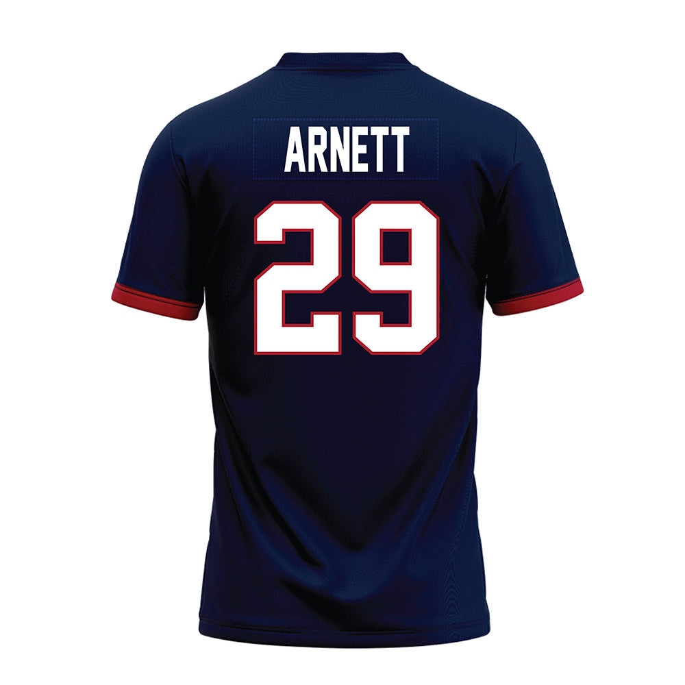 Liberty - NCAA Football : Tony Arnett - Navy Premium Football Jersey-1