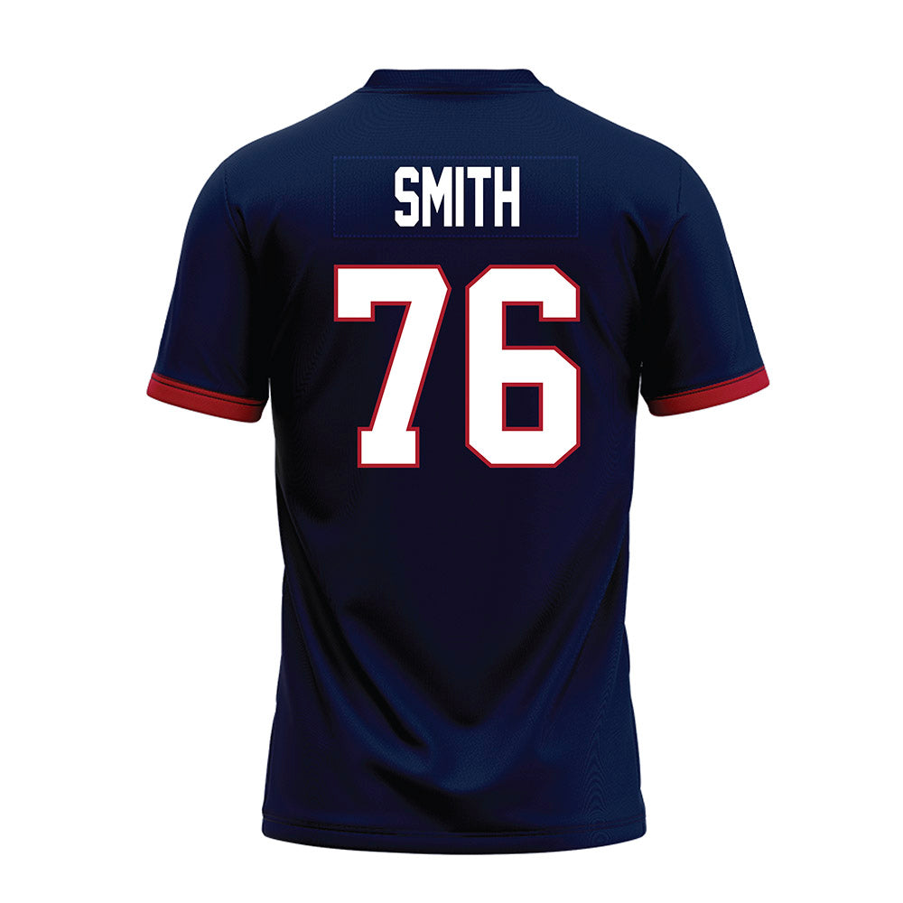 Liberty - NCAA Football : Gabe Smith - Navy Premium Football Jersey-1