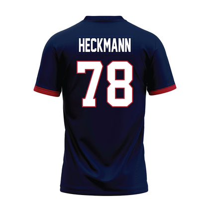 Liberty - NCAA Football : Blake Heckmann - Navy Premium Football Jersey-1