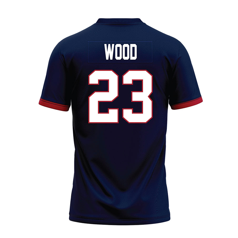 Liberty - NCAA Football : Cameron Wood - Navy Premium Football Jersey-1