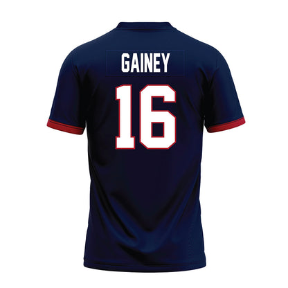 Liberty - NCAA Football : Tyrell Gainey - Navy Premium Football Jersey-1