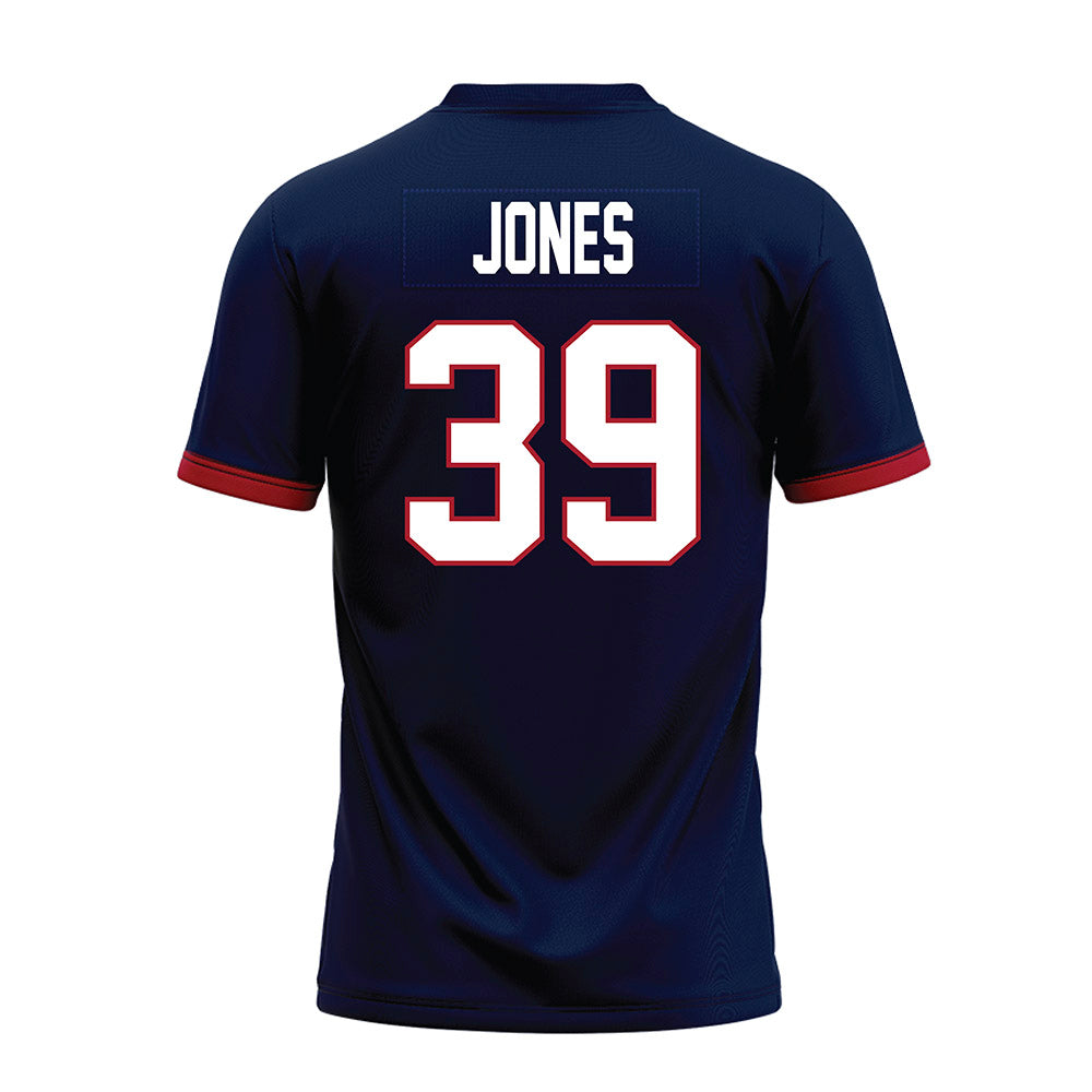 Liberty - NCAA Football : Carson Jones - Navy Premium Football Jersey-1